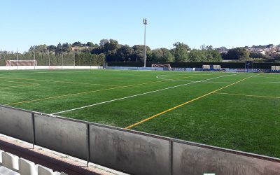 Finalizan las obras de remodelación del campo de fútbol municipal de La Bisbal de l’Empordà