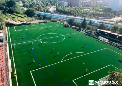 Campo de fútbol de la escuela La Salle – Antiguoko Kirol Elkartea, San Sebastián (Gipuzkoa)