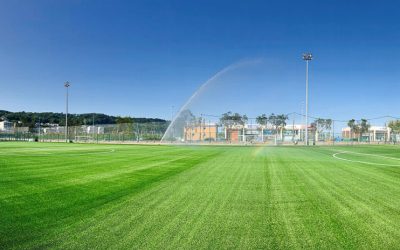 The works of ghe Hondartxa football field in Hondarribia (Gipuzkoa) are finished.