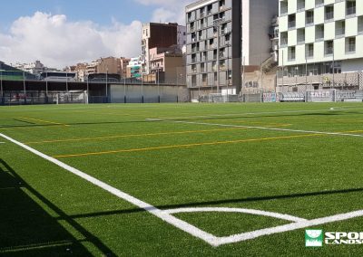 Campo de fútbol municipal Fort Pienc, (Barcelona)