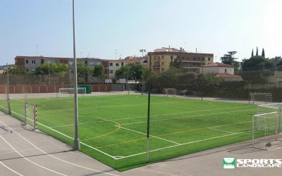 The remodeling of the “Scala Dei” school soccer field in Barcelona is finished