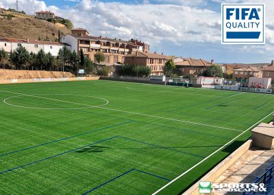 Campo de fútbol Sta. Cruz, Arróniz (Navarra)