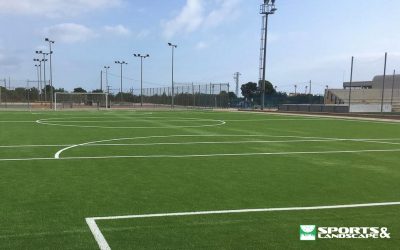Terminadas las obras del campo de fútbol municipal Ametlla del Mar (Tarragona)