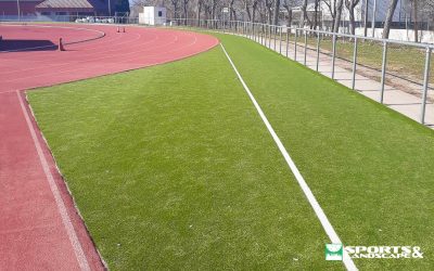 Finalizada la remodelación de la pista de atletismo de Vilafranca del Penedès (Barcelona)