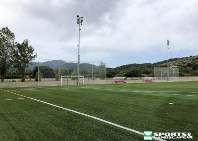 Campo de fútbol en el Colegio Aixa-Llaut de Palma de Mallorca