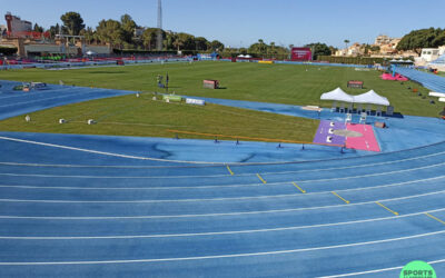 Historic athletics national, with Polytan track
