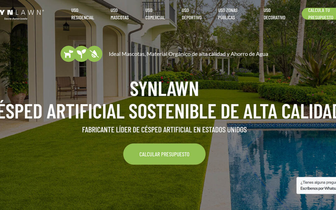 ¡Lanzamos la nueva web de SYNLawn en España!